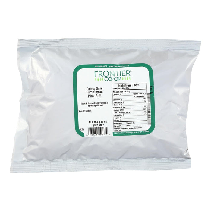 Frontier Herb Himalayan Pink Coarse Grind Salt - 1lb