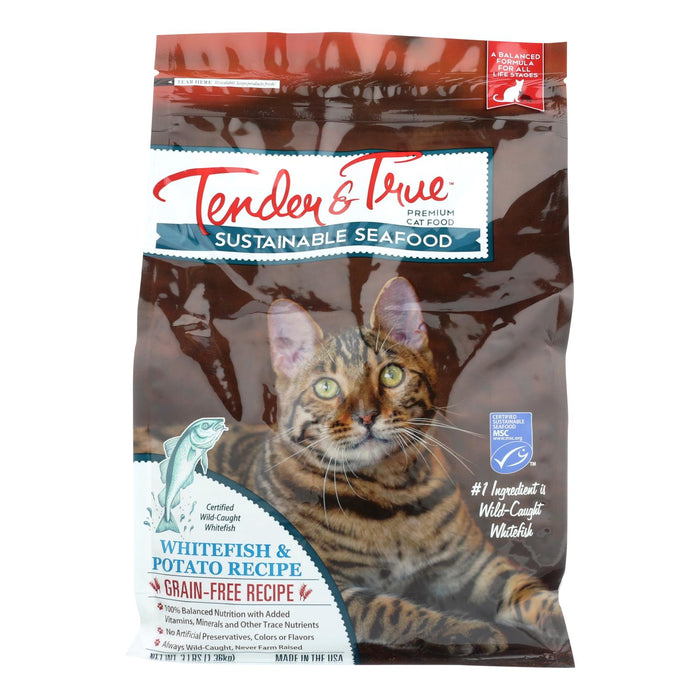 Tender & True Ocean Whitefish & Potato Cat Food for Senior Cats (Pack of 6 - 3 lb.)