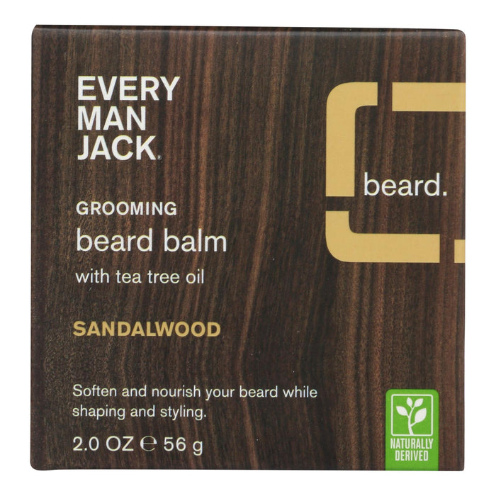 Every Man Jack Sandalwood Scent Beard Balm - 2 Oz.