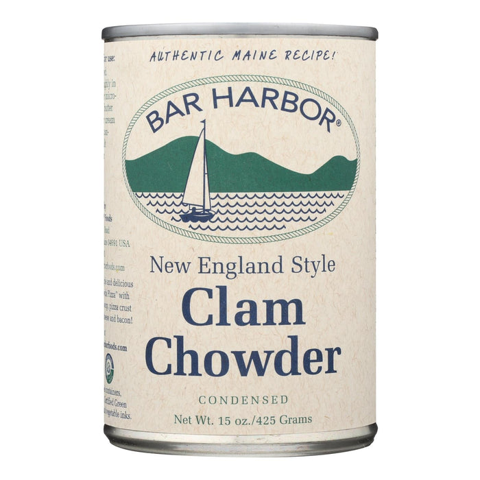 Bar Harbor Rich & Creamy New England Clam Chowder, 15 Oz (Pack of 6)