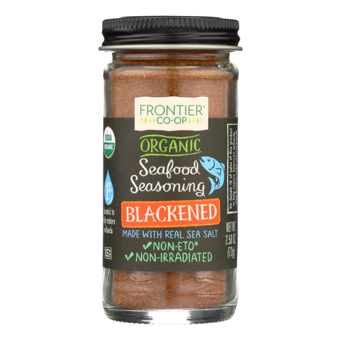 Frontier Herb Organic Blackened Seafood Seasoning, 2.5 Oz.