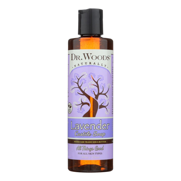 Dr. Woods Shea Vision Castile Soap with Organic Lavender & Shea Butter - 8 Fl Oz