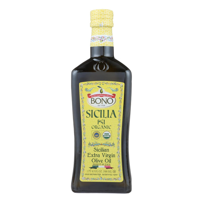 Bono Sicilia PGI Extra Virgin Olive Oil (Pack of 6 - 16.9 Fl Oz)