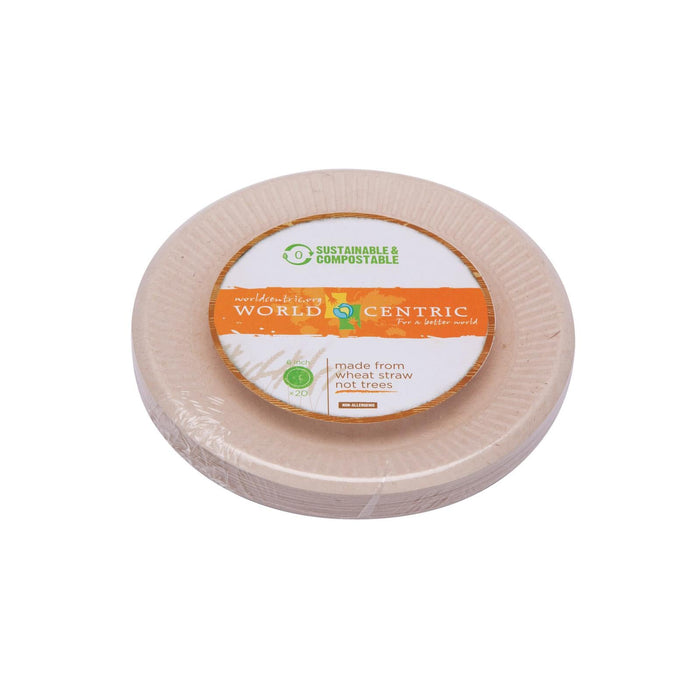 World Centric Ripple Edge Compostable Plates (240-Count)