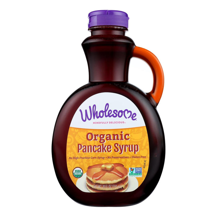 Organic Original Pancake Syrup, 20 Oz, (Pack of 6) by Wholesome Sweeteners