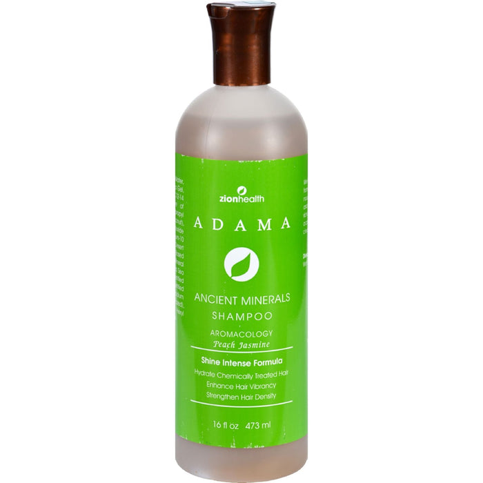 Zion Health Adama Clay Minerals Shampoo - Peach Jasmine Scent