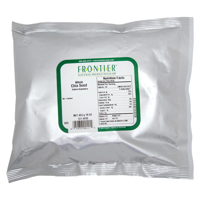 Frontier Herb Chia Seeds (Whole - 1 lb.)