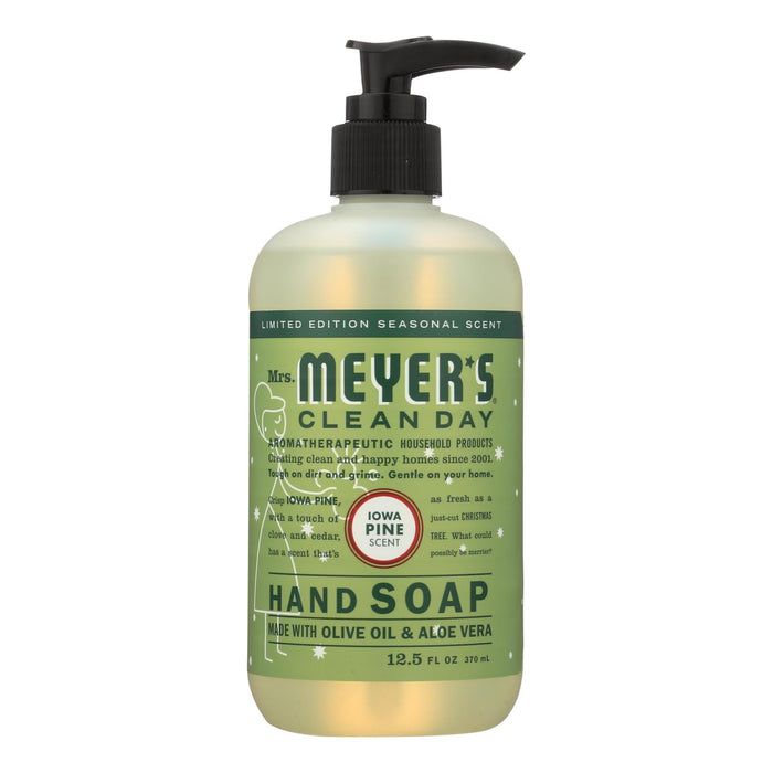 Mrs. Meyer's Clean Day Liquid Hand Soap, Iowa Pine Scent, 6 Pack x 12.5 Fl Oz