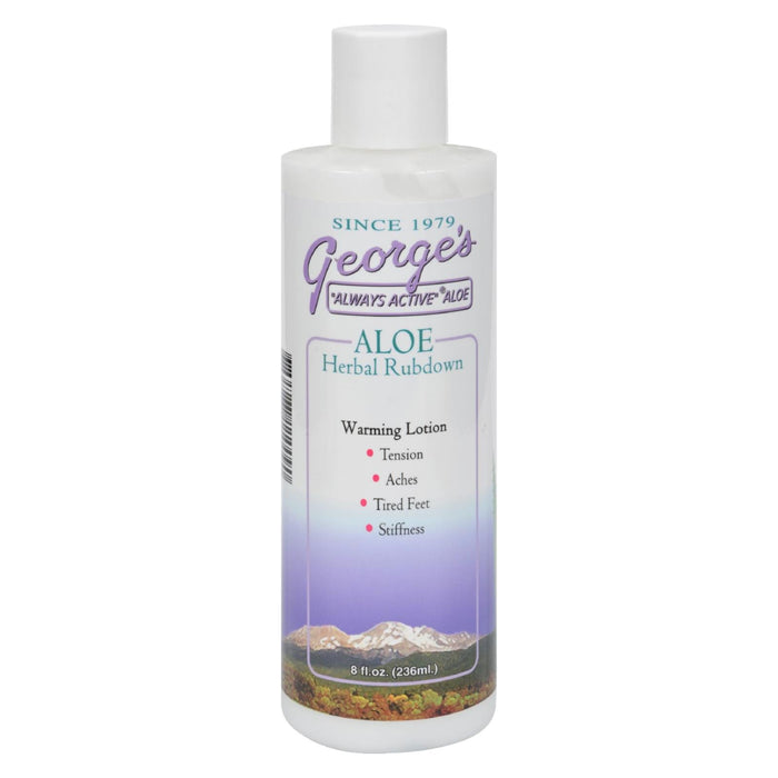George's Herbal Rubdown with Aloe Vera (8 Fl Oz.)