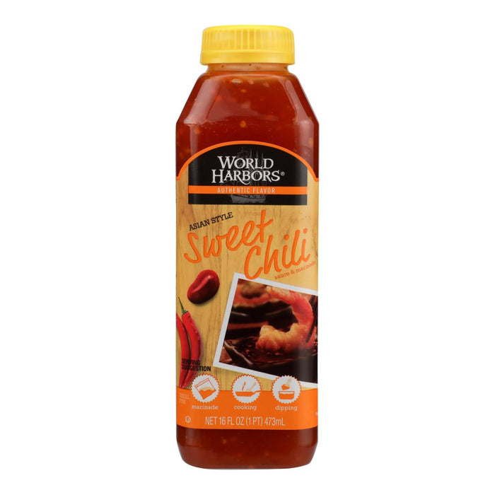 World Harbor Sweet Chili Marinade and Sauce (16 Fl Oz, Pack of 6)