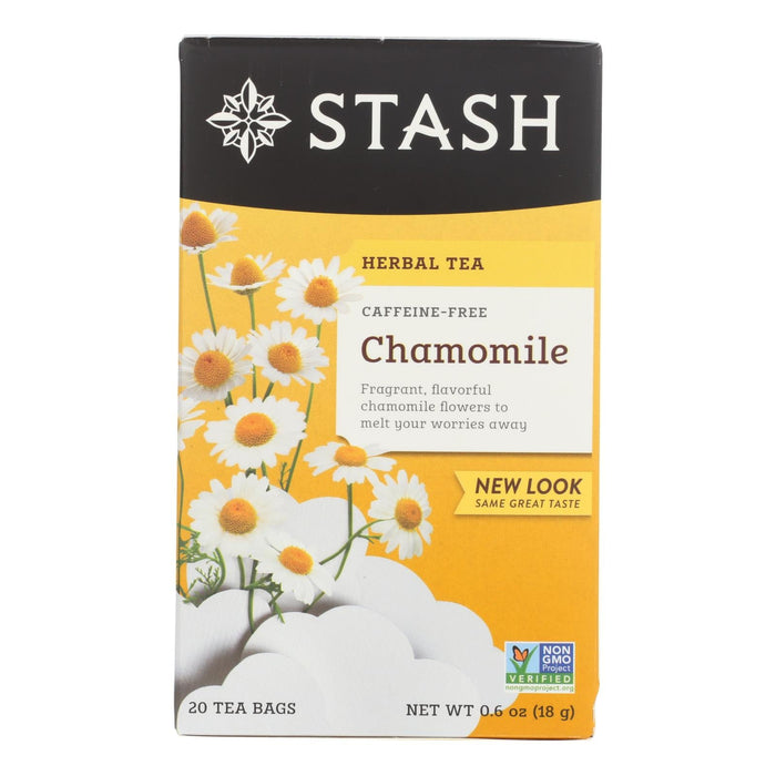 Stash Herbal Chamomile Tea, 20 Tea Bags (6-Pack)