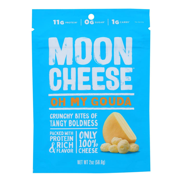 Moon Cheese Gouda Dehydrated Cheese Goodness, 2 Oz. (Pack of 12)