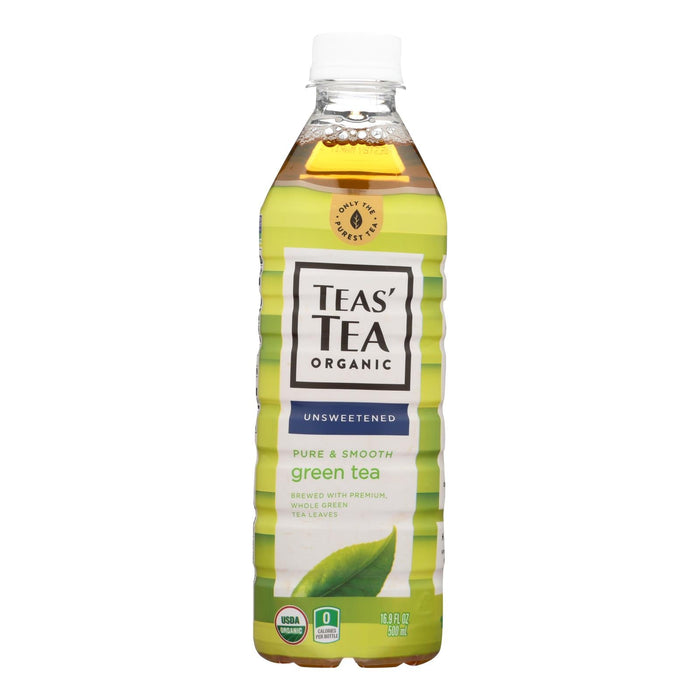 ITO EN Organic Green Tea Bottles, Pure Green, 16.9 Fl Oz (Pack of 12)