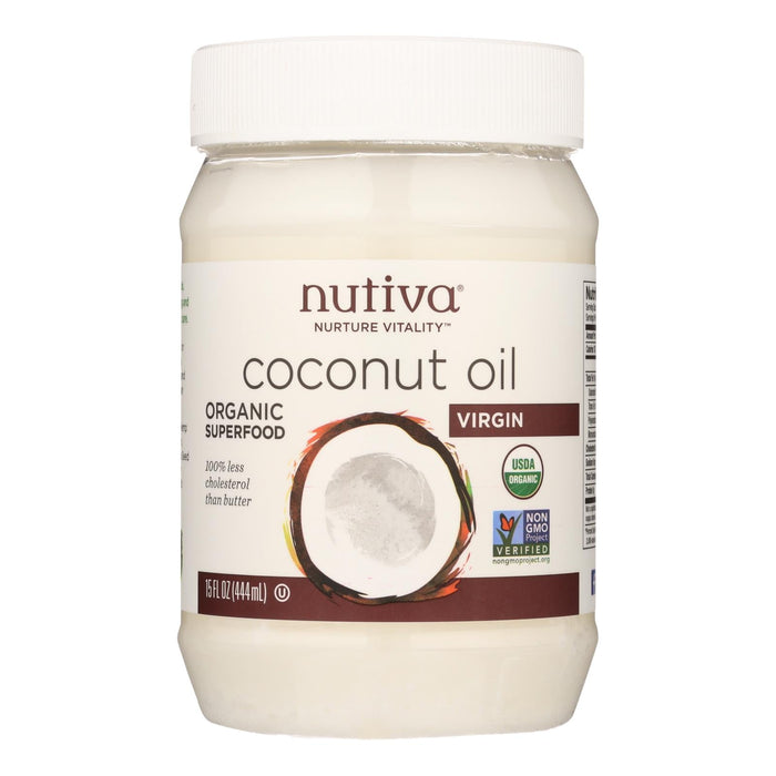 Nutiva Organic Virgin Coconut Oil, 15 Fl Oz.
