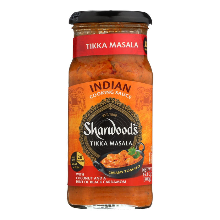 Sharwood Extra Spicy Tikka Masala Cooking Sauce (Pack of 6 - 14.1 Fl Oz)