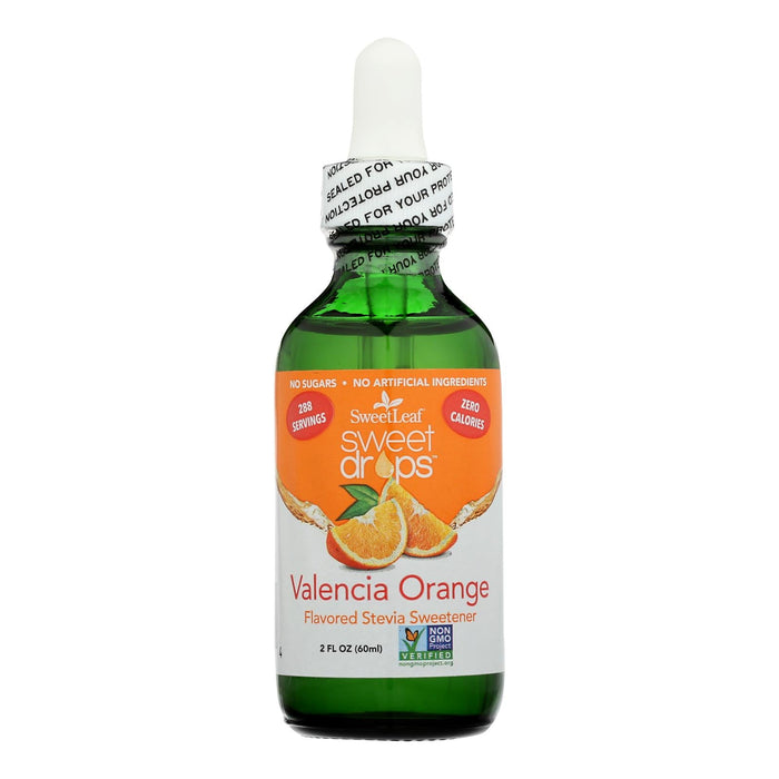 Sweet Leaf Sweet Drops Stevia Sweetener, Valencia Orange, 2 Fl Oz