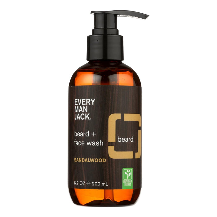 Every Man Jack Sandalwood Beard & Body Wash - 6.7 Oz
