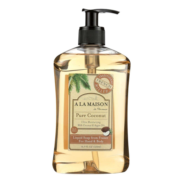 A La Maison French Liquid Soap - Coconut - 16.9 oz