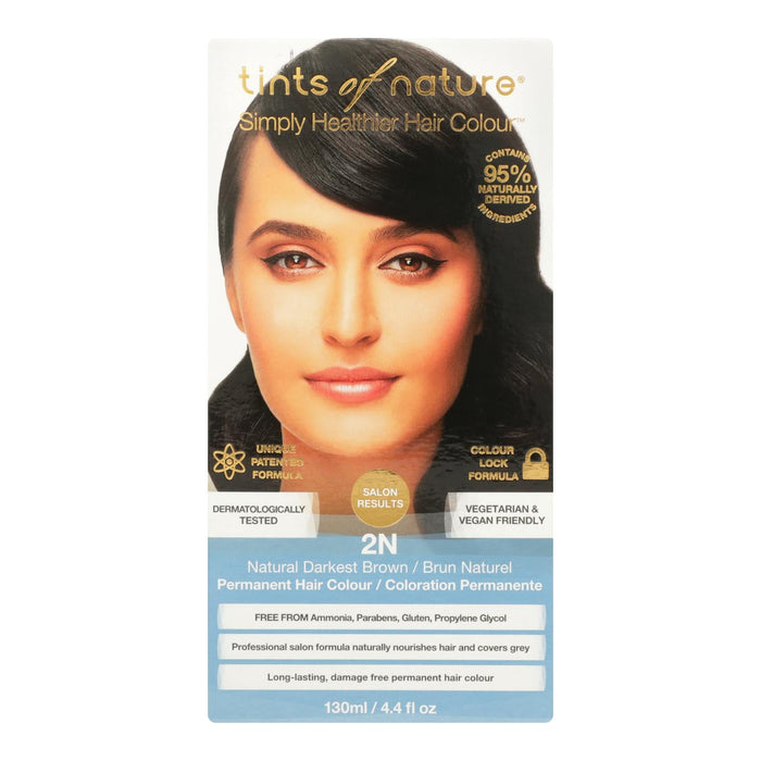 Tints Of Nature 2nd Darkest Brown Semi-Permanent Hair Color - 4.4 Fl Oz