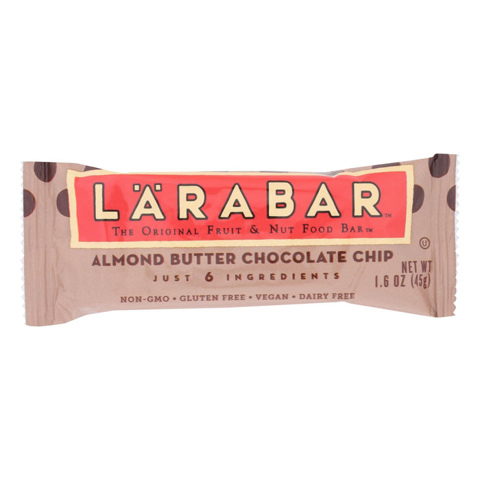 Larabar Original Fruit & Nut Bar - Almond Butter Chocolāte Chip (Pack of 16, 1.6 Oz.)