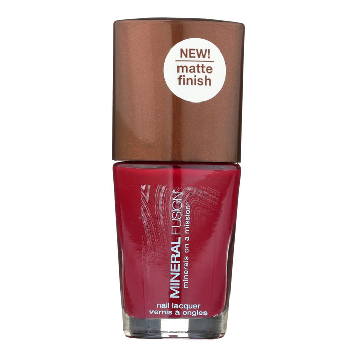 Mineral Fusion Matte Finish Mulberry Nail Polish (0.33 Oz.)