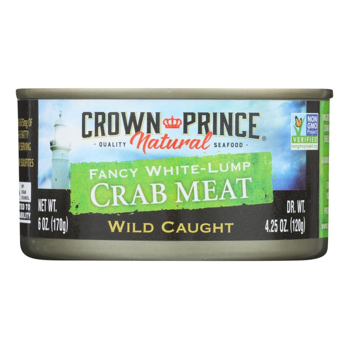 Crown Prince Fancy White Lump Crab Meat (12 Pack of 6 Oz.)