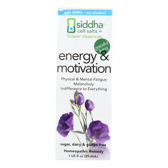 Siddha Cell Salts + Flower Essentials: Energy & Motivation (1 Fluid Ounce)