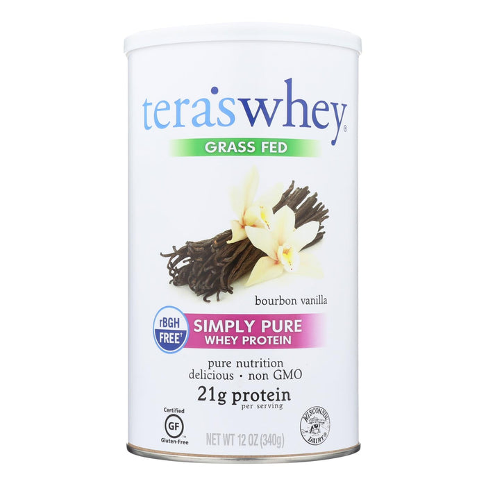 Teras Whey Protein Powder - Bourbon Vanilla Delight, 12 Oz