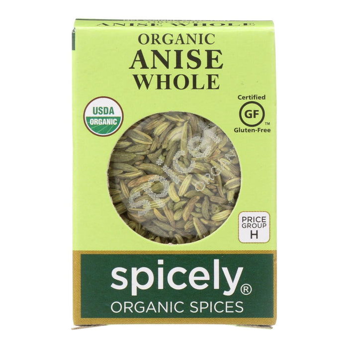 Spicely Organics Organic Anise Whole, 6 Pack (0.3 Oz. Each)