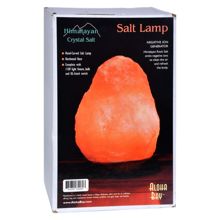 Himalayan Salt Crystal Lamp, 7"-8