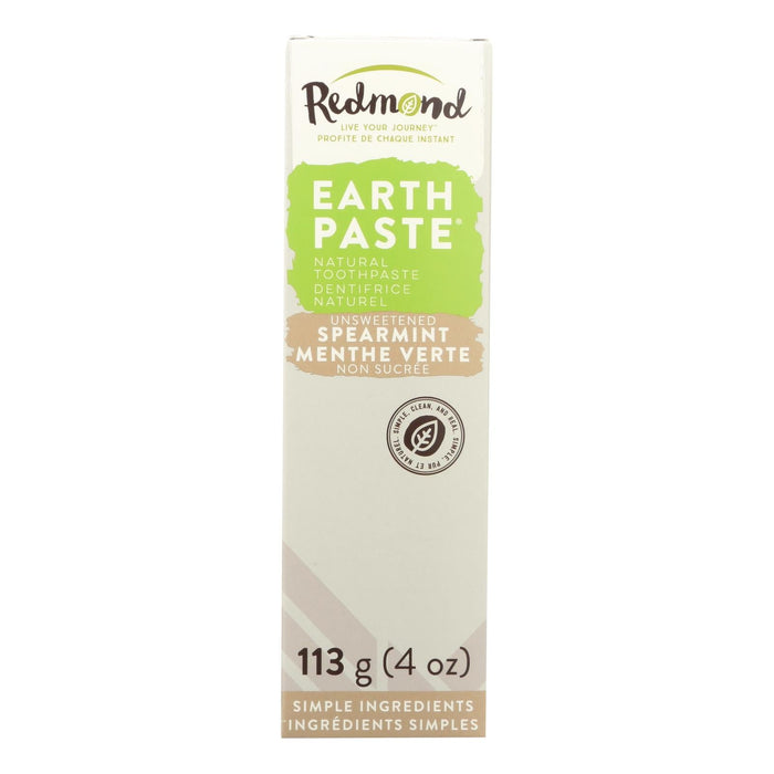Redmond Trading Company Earthpaste Spearmint Toothpaste (Pack of 4)