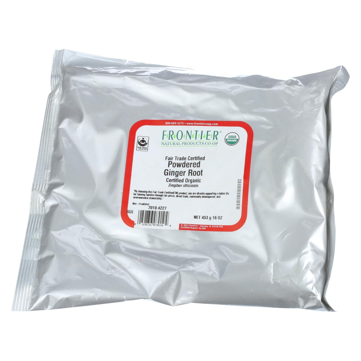 Fair Trade Organic Ground Ginger Root Powder - 1lb — Specialty Food Source