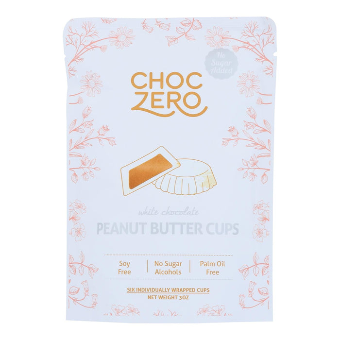ChocZero Peanut Butter Cup White/Dark Chocolate Sugar Free (Pack of 12 - 3 Oz.)