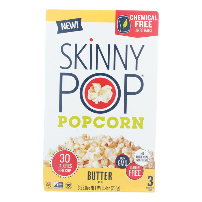 Skinnypop Micro Butter Popcorn, 2.8 Oz (Pack of 12)