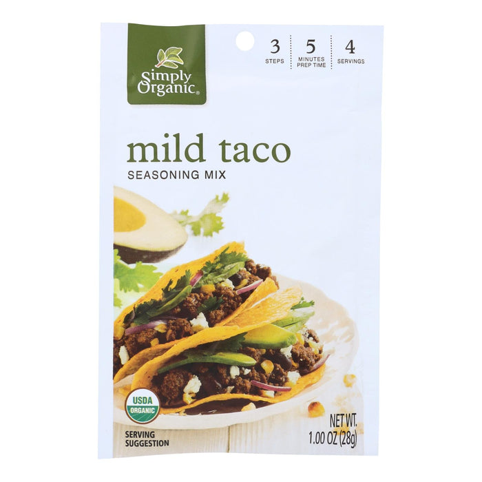 Simply Organic Taco Seasoning Mix, Mild (1 oz.)