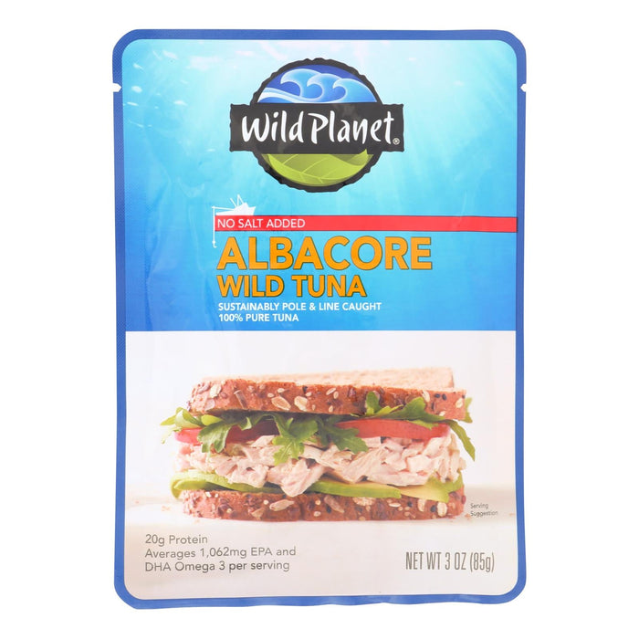 Wild Planet No-Salt Added Wild Albacore Tuna (24 - 3 Oz. Cans)