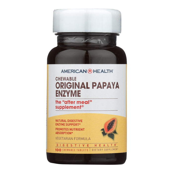 American Health Original Papaya Enzyme Tablets