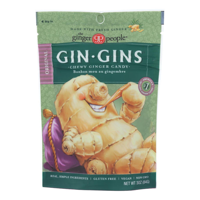 The Ginger People Gin Gins Original Chewy Ginger Candy (12-Pack, 3 oz. Each)