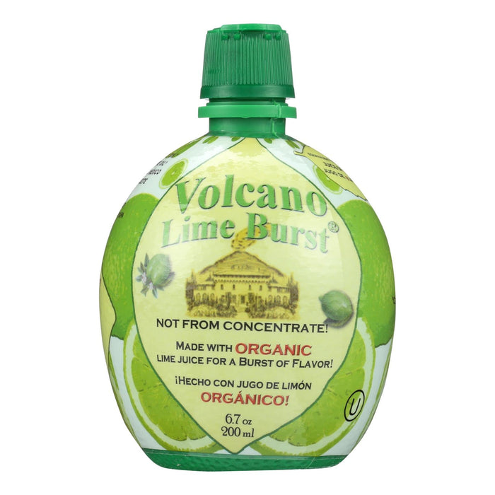 Volcano Lime Burst Juice 12-Pack, 6.7 Fl. Oz. Each
