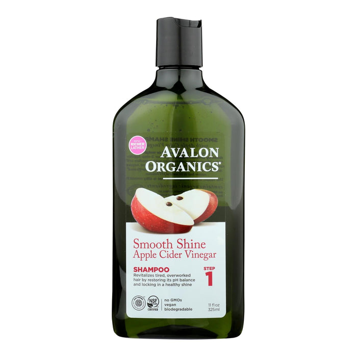 Avalon Smooth Skin Apple Cider Vinegar Shampoo, 11 Fl Oz