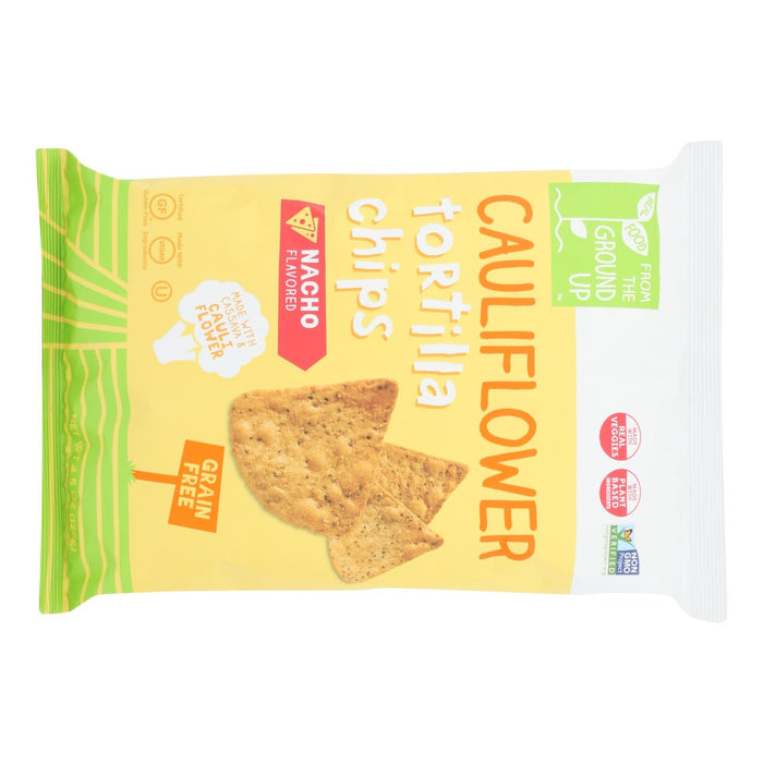 From The Ground Up Tort Chips Cauliflower Nacho (Pack of 12 - 4.5 Oz.)