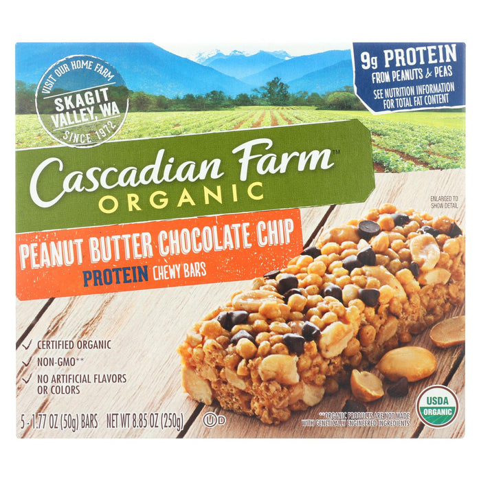 Cascadian Farm Organic Chewy Honey Roasted Nut Bars (Pack of 12) - 8.85 Oz.