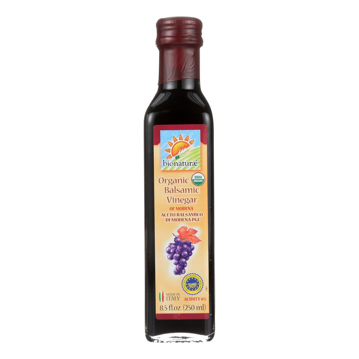 Bionaturae Gluten Free Balsamic Vinegar (Pack of 12) - 8.5 Fl Oz.