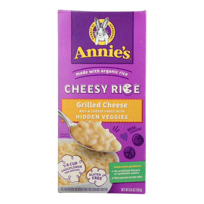 Annie's Homegrown Grilled Cheese Flavor Rice (Pack of 12 - 6.6 oz Packs)