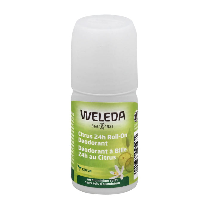 Weleda Natural Deodorant Roll-On with Citrus & Lemongrass Extract (1.7 Fl Oz)