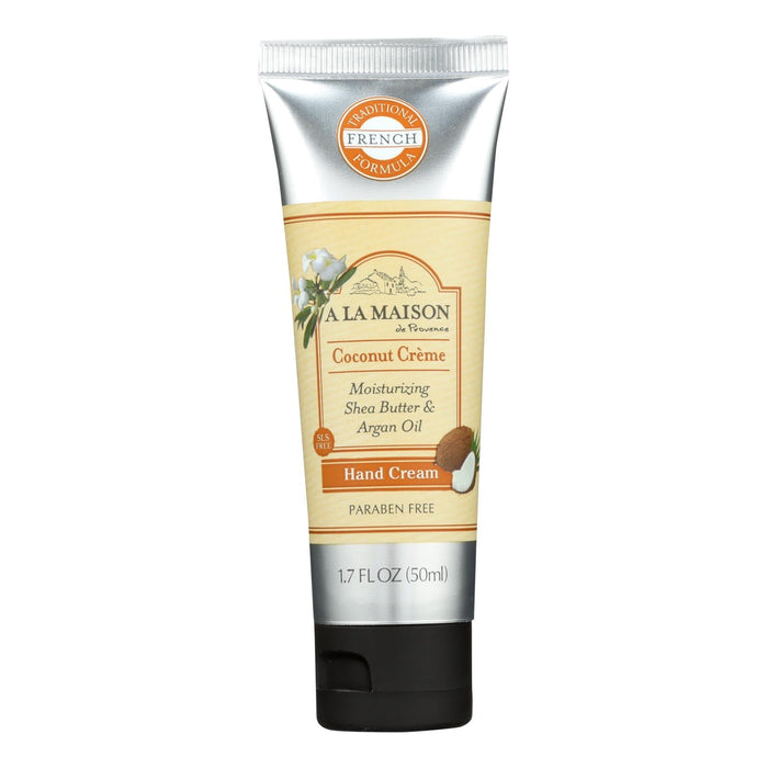 A La Maison Coconut-Creme Hand Cream, Hydrating and Nourishing, 1.7 Fl Oz