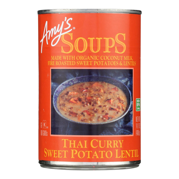 Amy's Thai Curry Sweet Potato Soup, 14.1 Oz (Pack of 12)