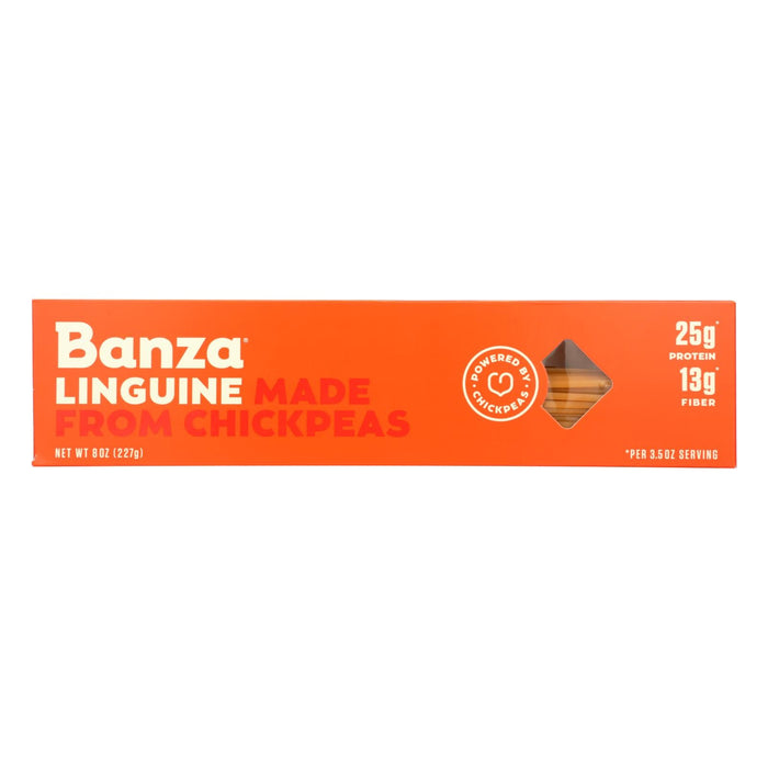 Banza Chickpea Pasta Linguine | Pack of 12 | 8 Oz.