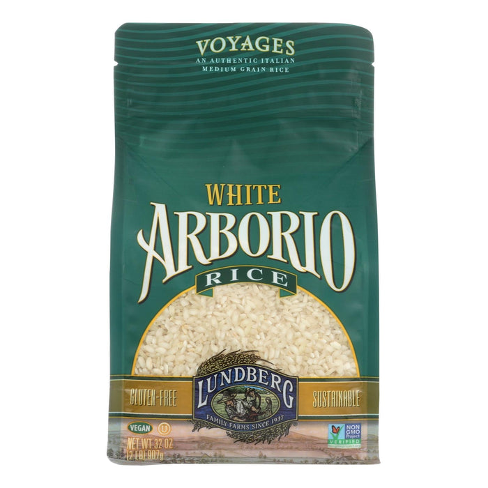 Lundberg Family Farms White Arborio Rice, Creamy & Versatile, Italian Classic (6 x 2 lb. Bags)