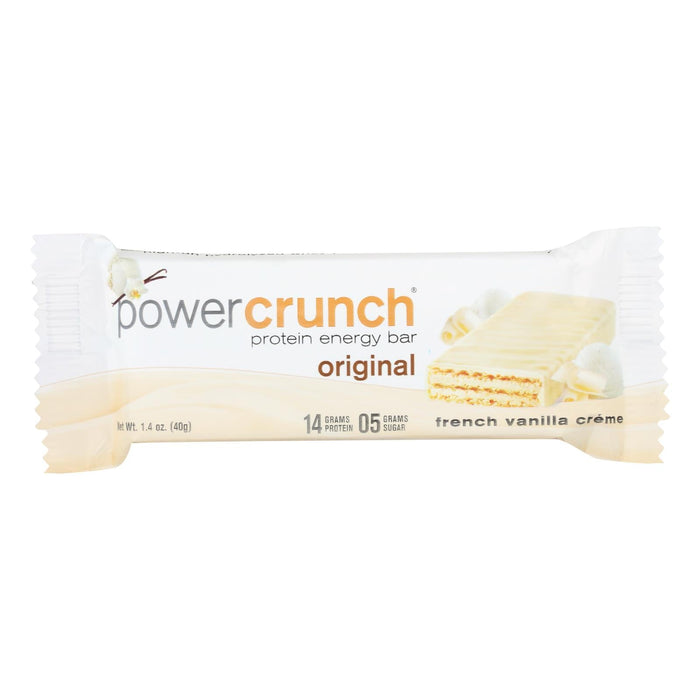 Power Crunch Protein Bar - Creamy French Vanilla - 12-Pack - 1.4 Oz Each
